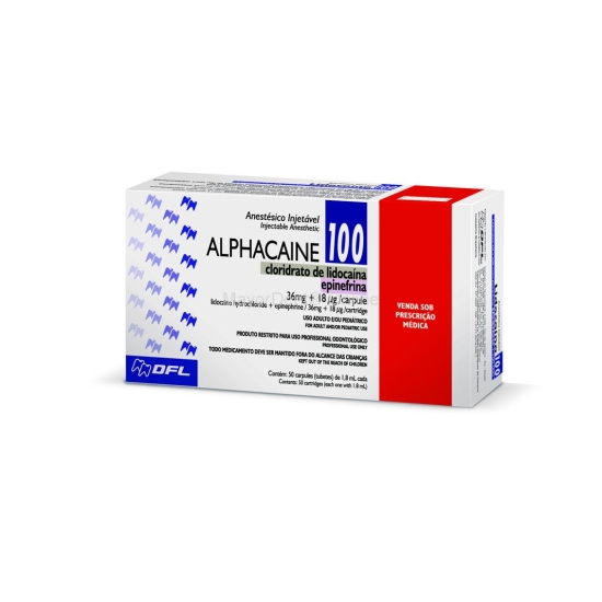 Anestesia Alphacaina 2%, Laboratorio Maver