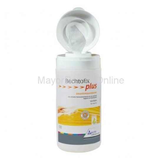 Tarro de Toallas desinfectantes de superficie Bechtofix con 100 toallas, Becht Aleman