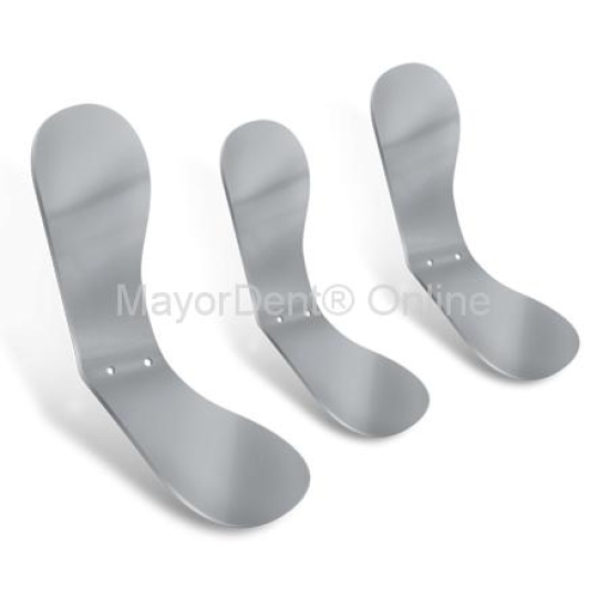 Juego de 3 Espejos Metalicos para Radiografía oral, Indusbello
