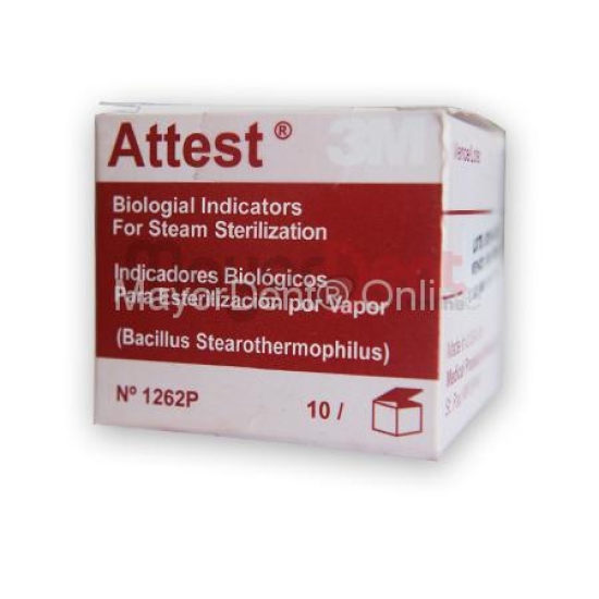 Indicador biológico Attest, caja x 10 unds, 3M