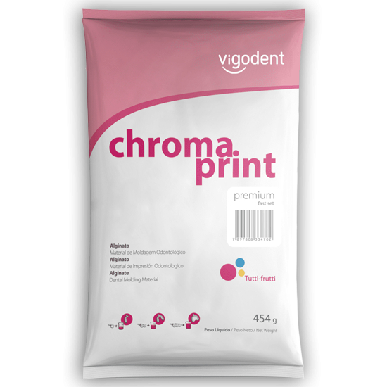 Alginato Chroma Print Fast o Regular set 454 grs, Vigodent