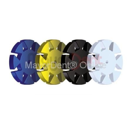 Margarita Safety 8 pétalos perf. 0.5 mm x 100 uds, transparentes FKG