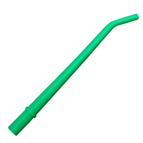 Cánula de aspiración desechable 1/4  25 unids, Dochem (color verde)