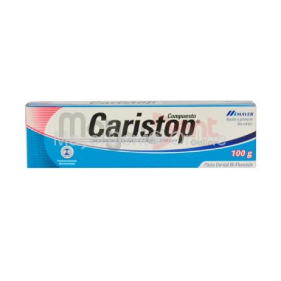 Pasta dental Caristop 2500 bi fluorada, Laboratorio Maver