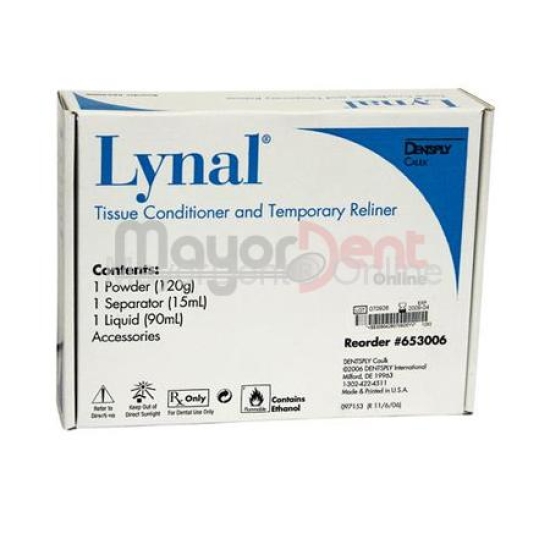 Lynal acondicionador de tejido y rebase temporal, Dentsply