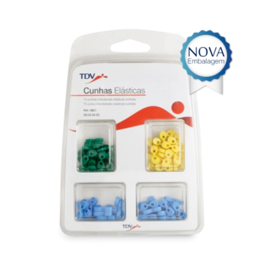 Cuñas Elástica Surtida x 75 Uds, Tdv