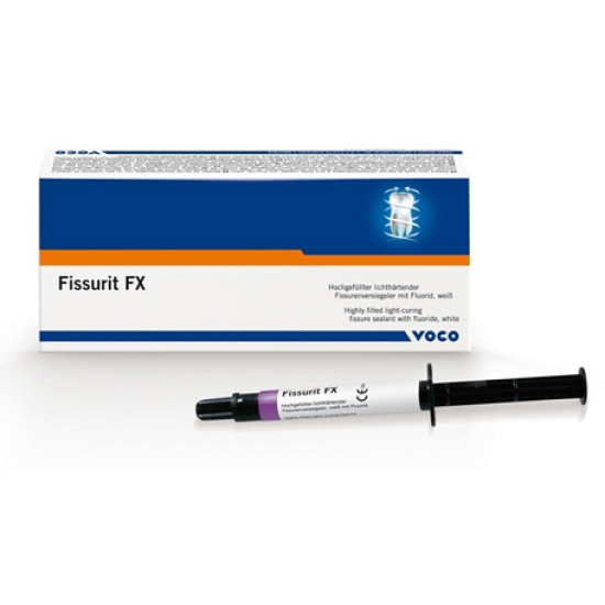 Fissurit FX x 2 jeringas, Sellado de fisuras, Voco
