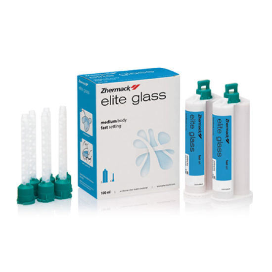 Siliconas Elite Glass, Medium Body Fast Set Catridge, Zhermack