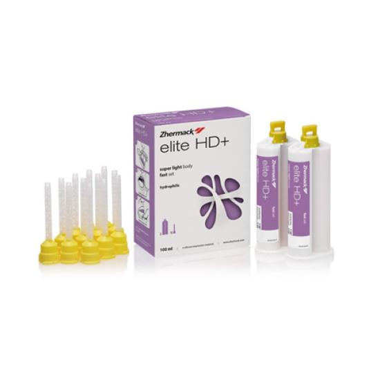 Siliconas Elite HD+, Super Light Body Fast Set Catridge, Zhermack