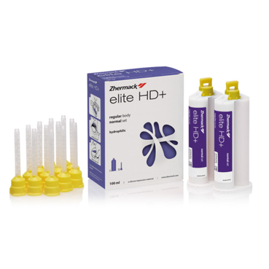 Siliconas Elite HD+, Regular Body Normal Set Catridge, Zhermack