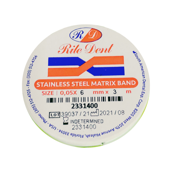 Banda Matriz 1/4 6mm x 3 mts, Usa