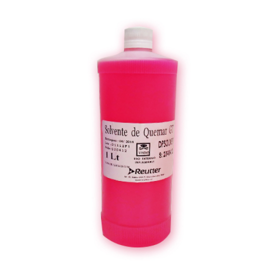 Alcohol de Quemar, envase 1 litro, Reutter