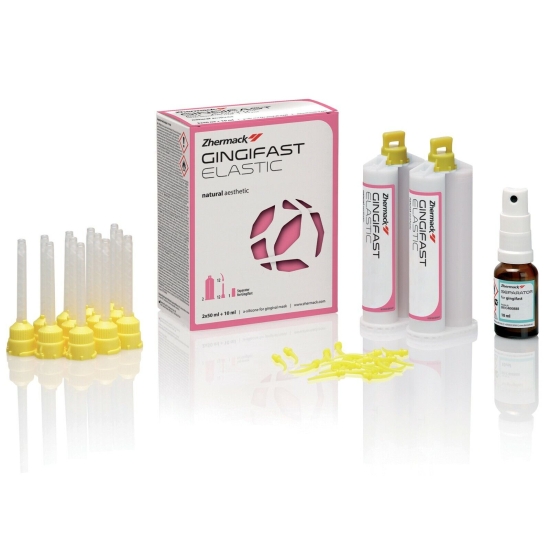 Gingifast Elastic, 2 Cartuchos 50 ml, Zhermack