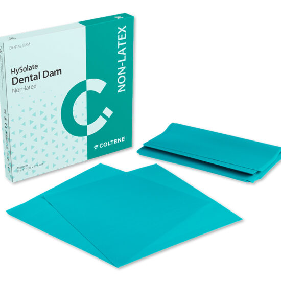 Goma Dique Verde, cort 5x5, por 52 Láminas, Hygenic