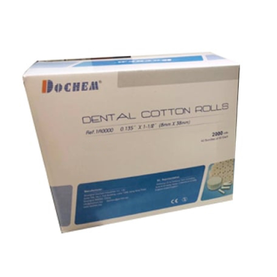 Caja Tórulas Lisas N2 x 2000 uds 10mm x 3,8mm, DOCHEM.
