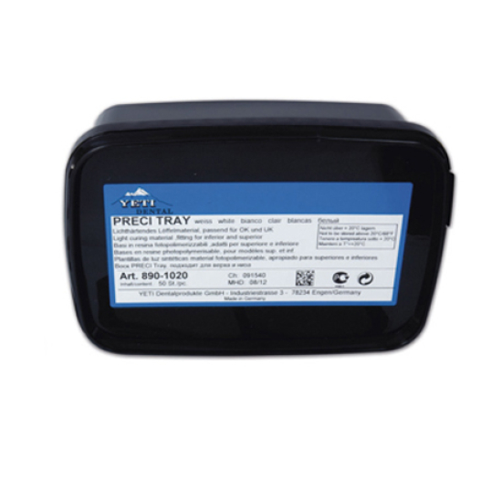 Preci Tray Lámina Fotoc Caja, Sup e Inf x 50 Uds, YETI DENTAL.