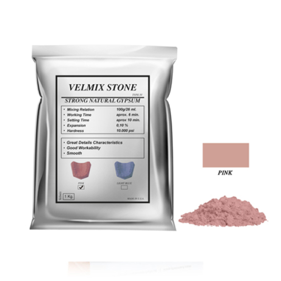 Yeso Velmix Stone 1kg Tipo 4, VELMIX.