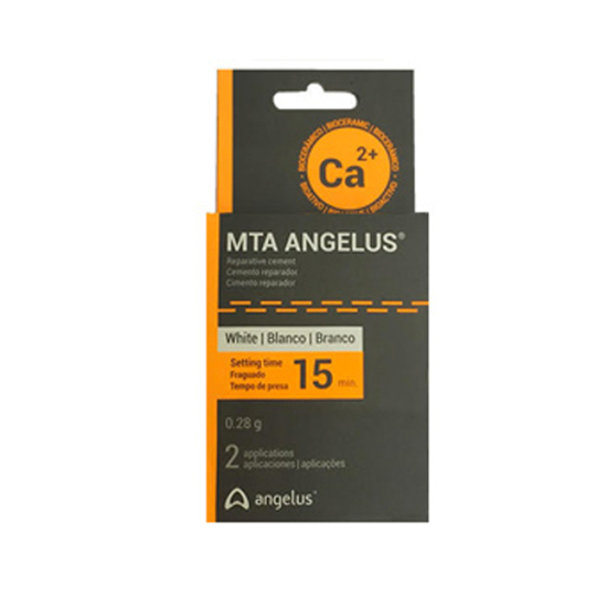 MTA P/ Perforaciones de Raíz, Blanco, 2 Aplicaciones. ANGELUS