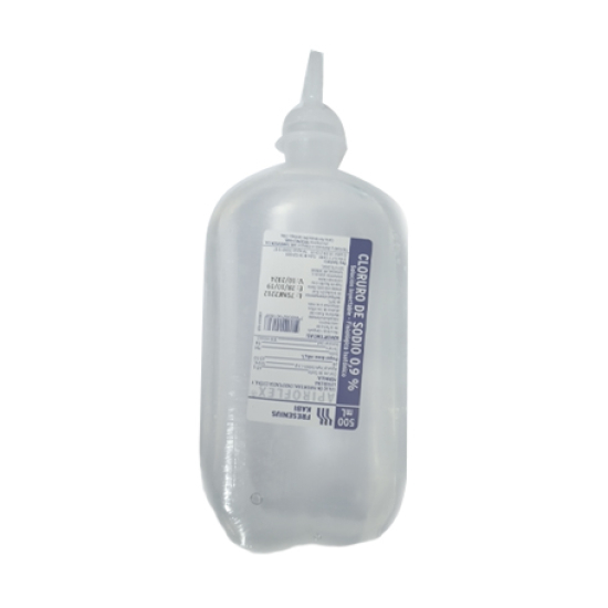 Suero (Cloruro de sodio 0,9%) 500ml, Fresenius Kabi