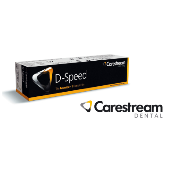 Peliculas D-Speed 30.5 x 40.5mm caja x 100 uds, Carestream