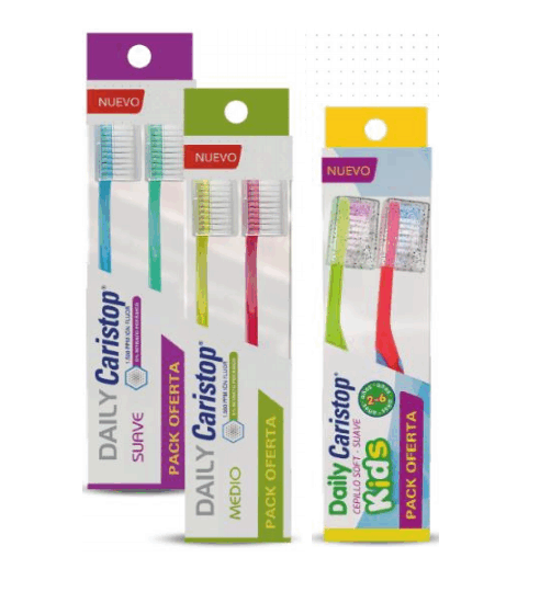 Cepillos Daily Caristop x 2 uds. Laboratorio Maver