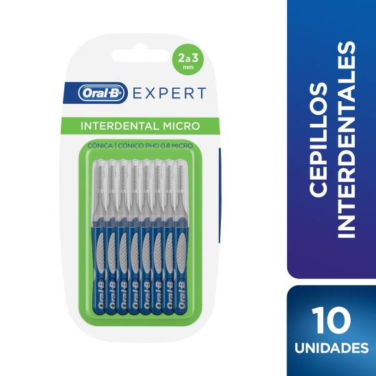 Micro Cepillos Interndentales Oral-B Expert Interdental, 10 Unidades