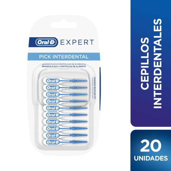 Cepillos Interdentales Oral-B Expert Pick Interdental, 20 Unidades