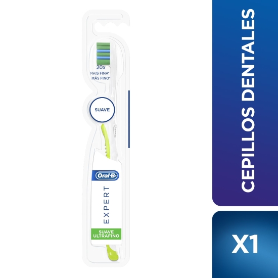 Cepillo de Dientes Oral-B Expert Ultrafino Suave, 1 Unidad