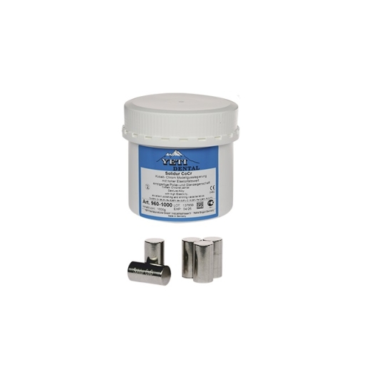 SOLIDUR CoCr CROMOCOBALTO 1000 GRS , YETI DENTAL