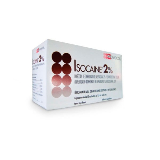 Caja Anestesia Isocaina 2%, NOVOCOL.
