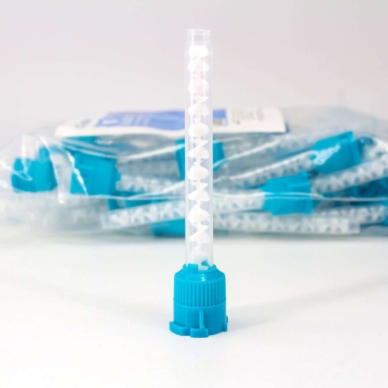 Puntas Meczcladoras 1:1 Calipso x 50 Uds, P/ Silicona, DOCHEM.