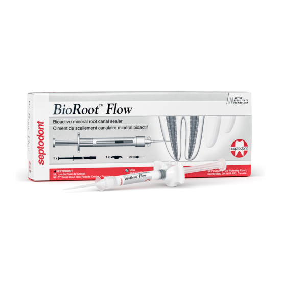 Bioroot Flow Sellador de conducto radicular Biocerámico 2GRS+20 Aplic, Septodont.