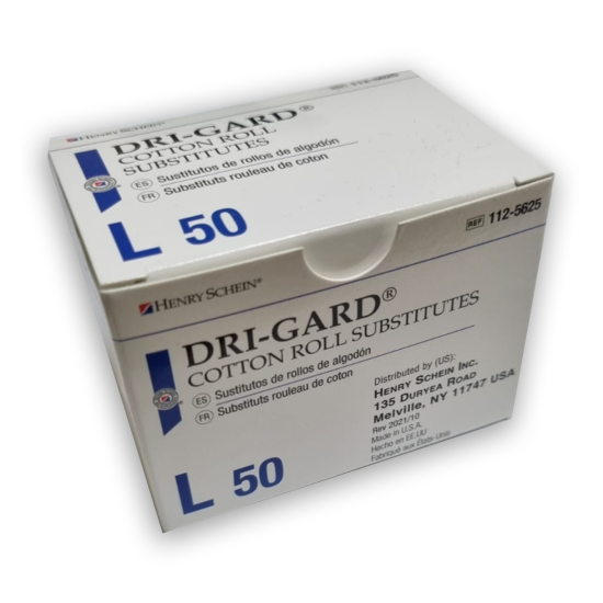 Dri-Gard Sustitutos de Algodón, Caja x 50 Uds, Henry Schein