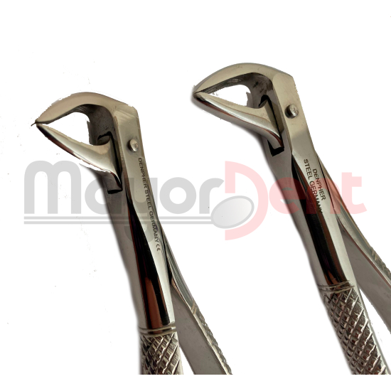 Forceps Pico Loro Fino (Curvo Sobre el Borde) DENPHER.