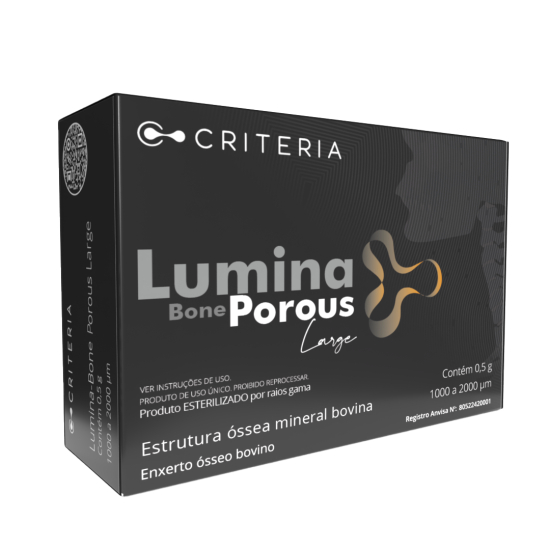 Lumina Bone Porous Large 0.5 Injerto Bovino, Criteria