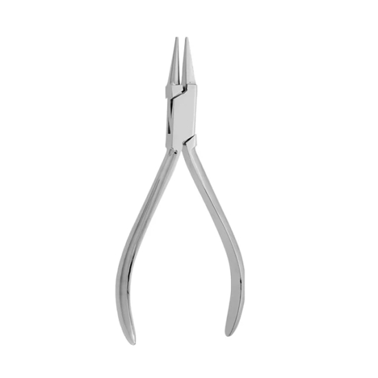Alicate Punta Redonda/plana Corta Angle, Denpher.