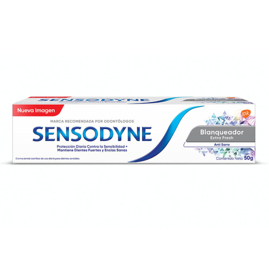 Pasta Blanqueadora Extra Fresh Anti Sarro 90 grs, Sensodyne.