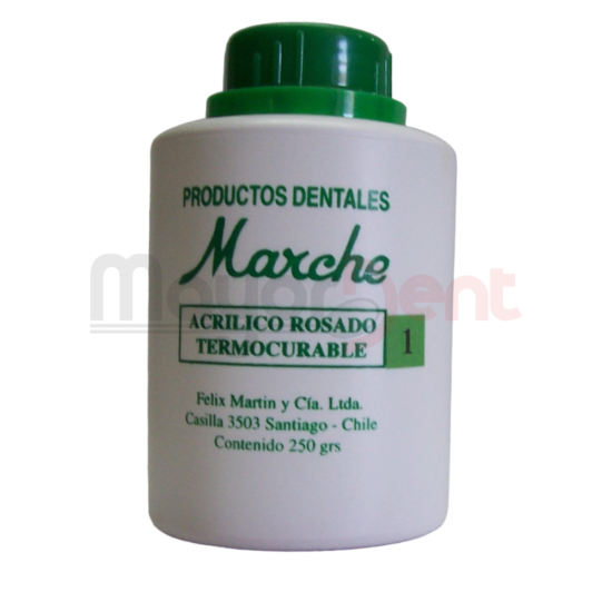 Acrilico Normal, Termocurable 250grs, Marche.