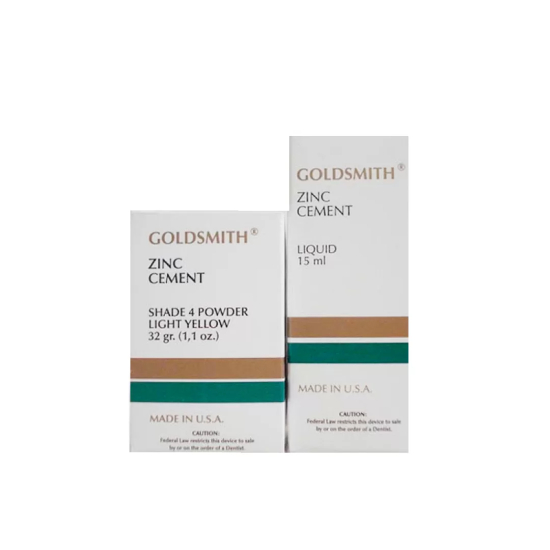 Cemento Fosfato Juego Polvo y Líquido, Goldsmith.