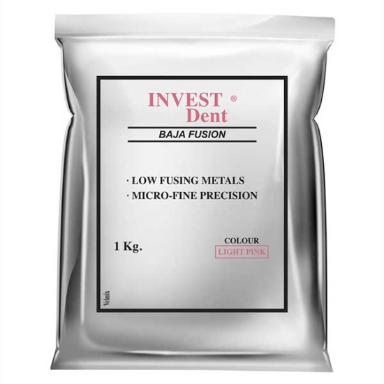Investimento Cristobalita, Baja Fusión Rosado 1 Kilo, VELMIX.