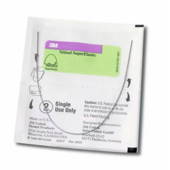 Arcos Nitinol Super Elastico OrthoForm III x10Uds, 3M Unitek.