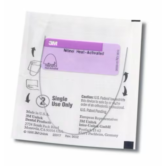 Arcos Nitinol Termo Activado OrthoForm III x10Uds, 3M Unitek.