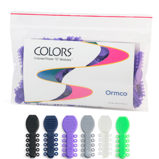 Elásticos Short Sticks 1000 unidades, ORMCO