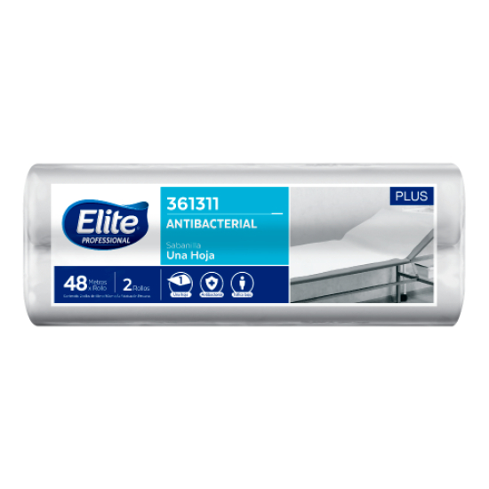 Sabanillas de Papel 48metros Set 2 Rollos, Elite.