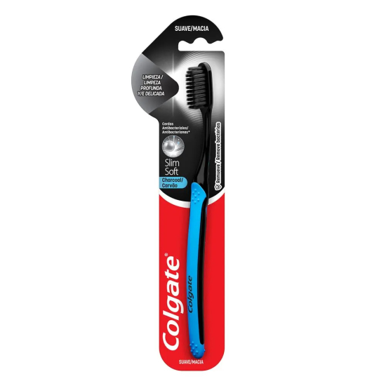 Cepillo Dental SlimSoft Black Single, Colgate.