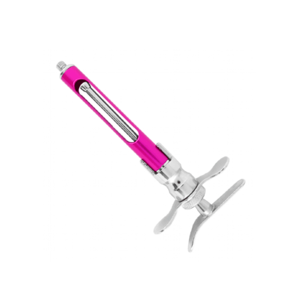 Jeringa Carpule Articulada color Fucsia o Azul, Fava.