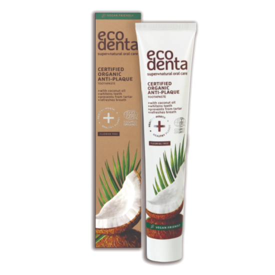 Pasta Dental Orgánica AntiPlaca 75ml, EcoDenta.