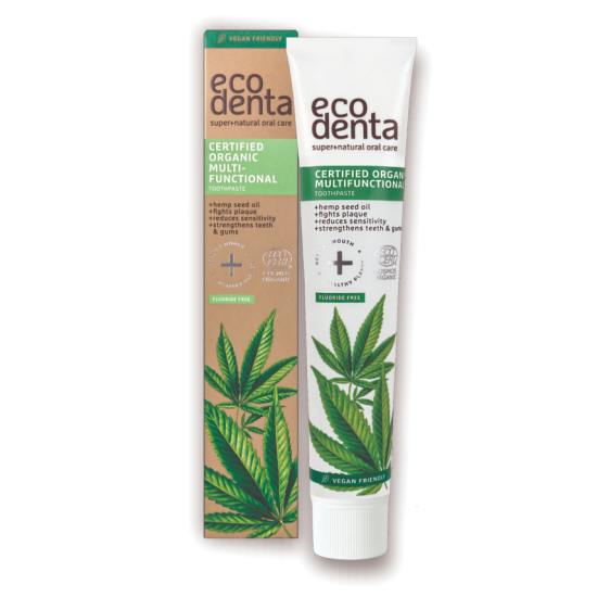 Pasta Dental con Semilla de Cañamo 75ml, EcoDenta.