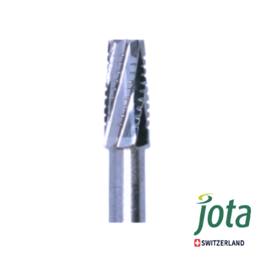 Fresa carbide cilíndrica estriada (C31) para pieza de mano, Jota Suiza