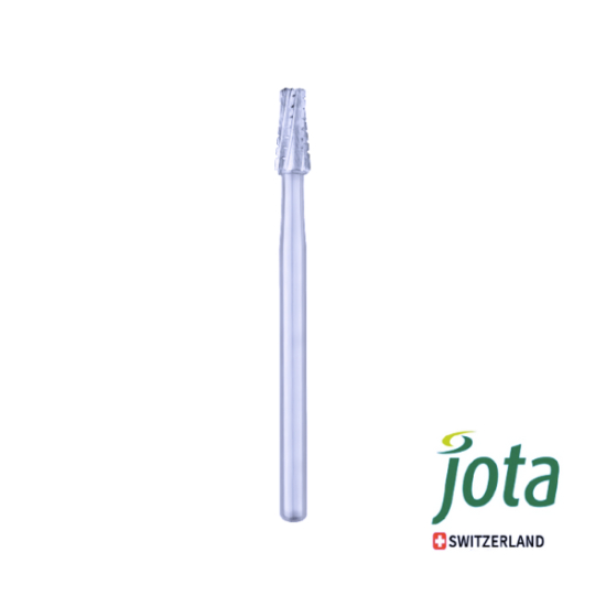 Fresa carbide tronco cónica estriada (C33) para pieza de mano, Jota Suiza